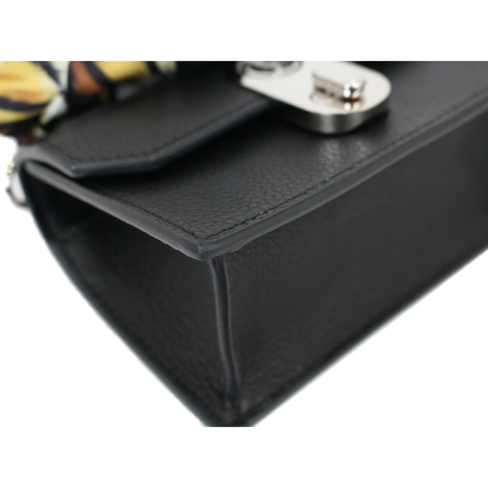 Christian Louboutin Eliza Top Handle 2way Shoulder Bag Leather Black - Picture 7 of 9